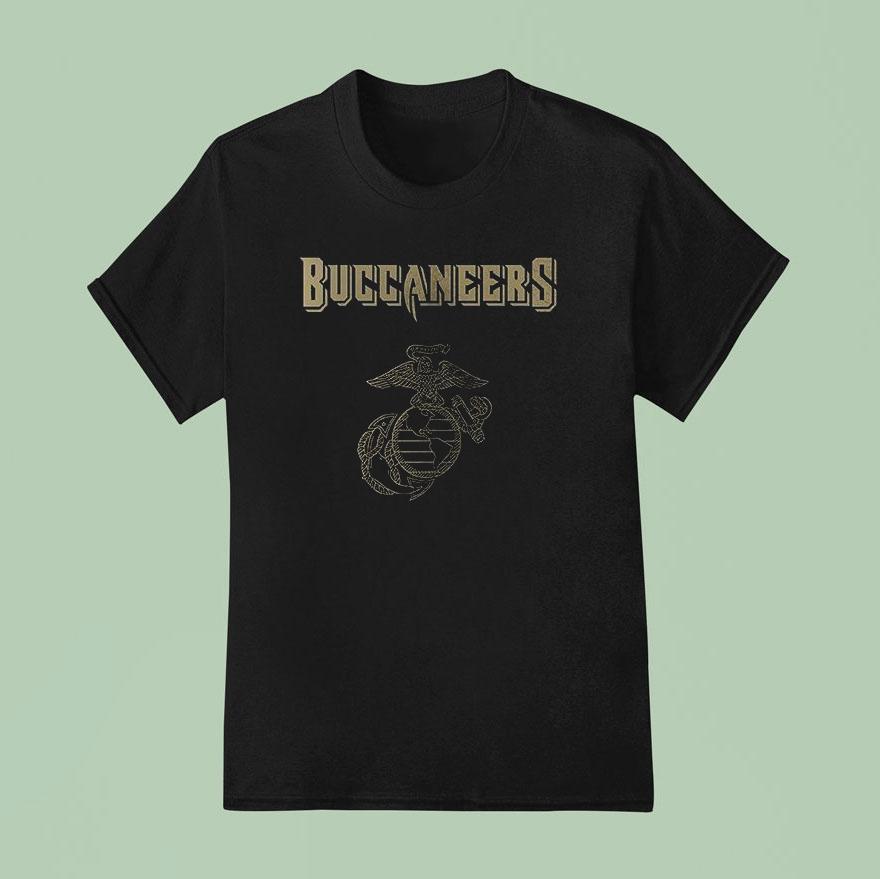 Tampa Bay Buccaneers X United States Marine Corps First In Last Out Shirt