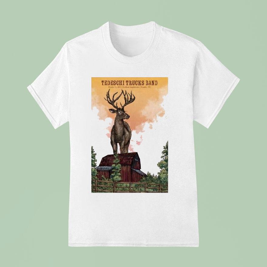 Tedeschi Trucks Band 10.15.2025 Firstbank Amphitheater In Franklin Tn Deer Shirt
