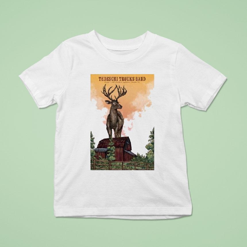 Tedeschi Trucks Band 10.15.2025 Firstbank Amphitheater In Franklin Tn Deer Shirt