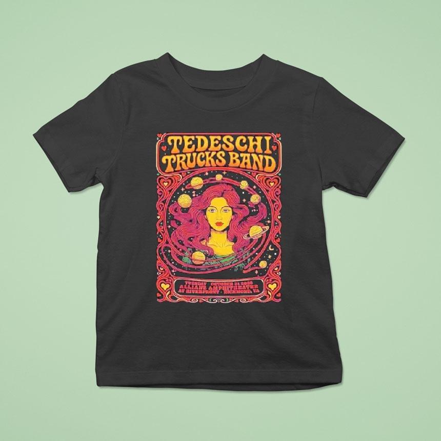Tedeschi Trucks Band Richmond Virginia 2025 Concert At Allianz Amphitheater At Riverfront On October 21 Shirt