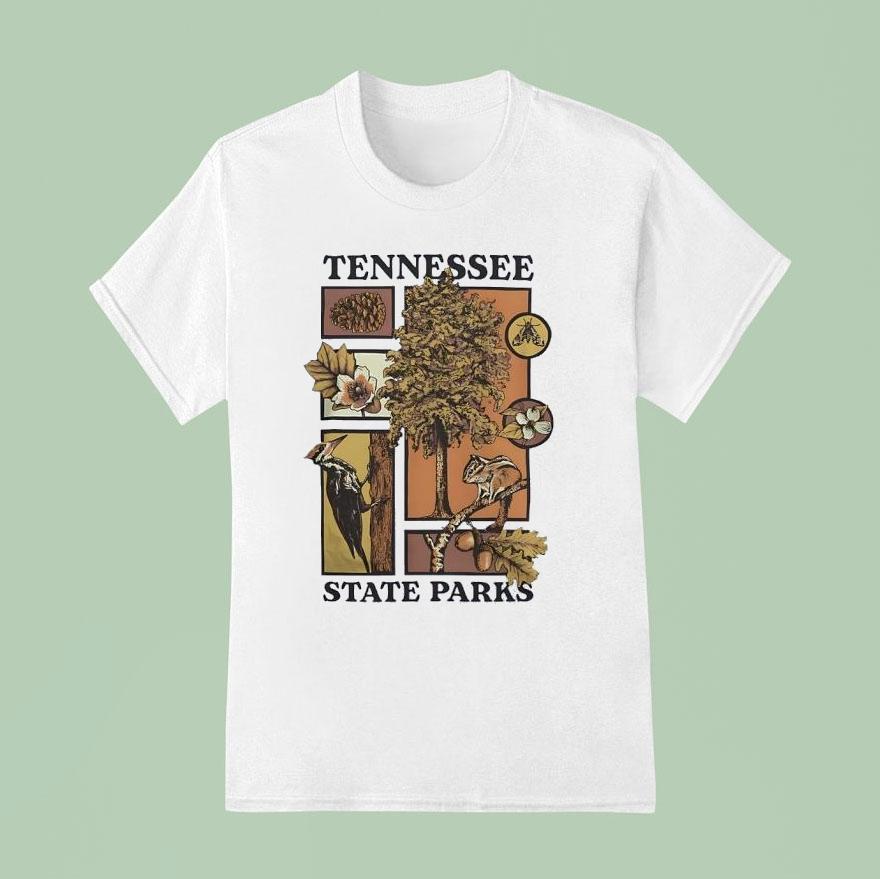 Tennessee State Parks Block Forest Shirt