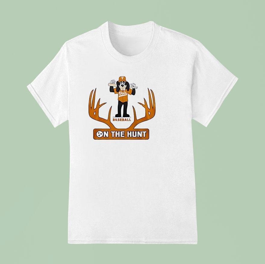 Tennessee Volunrs Baseball On The Hunt Mascot Shirt