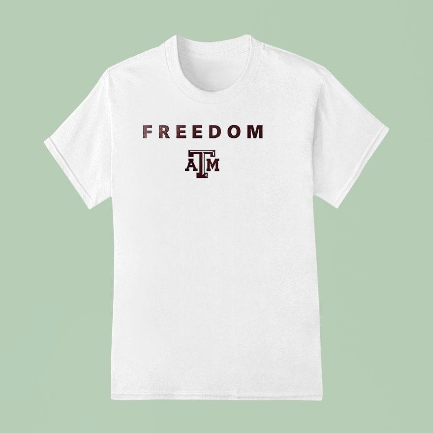 Texas Am University X Charlie Kirk Freedom Shirt