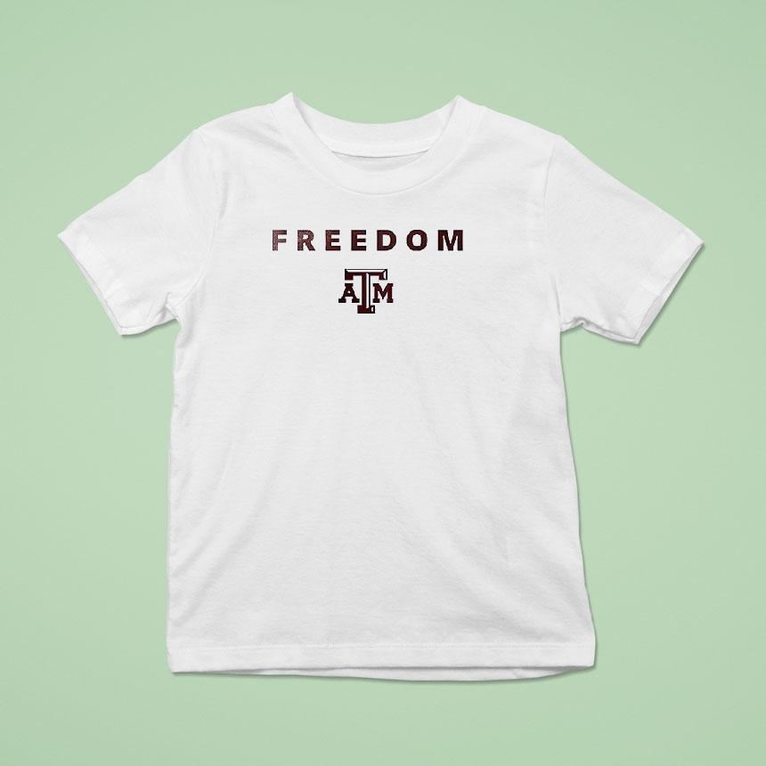 Texas Am University X Charlie Kirk Freedom Shirt