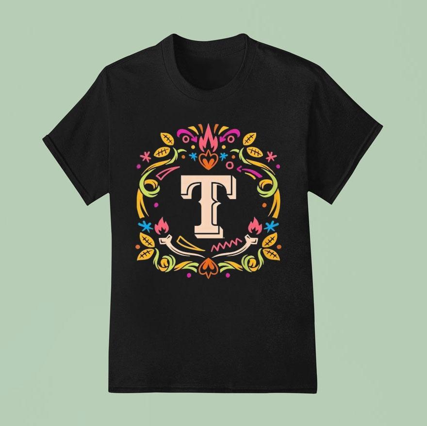 Texas Rangers Da De Los Muertos Shirt