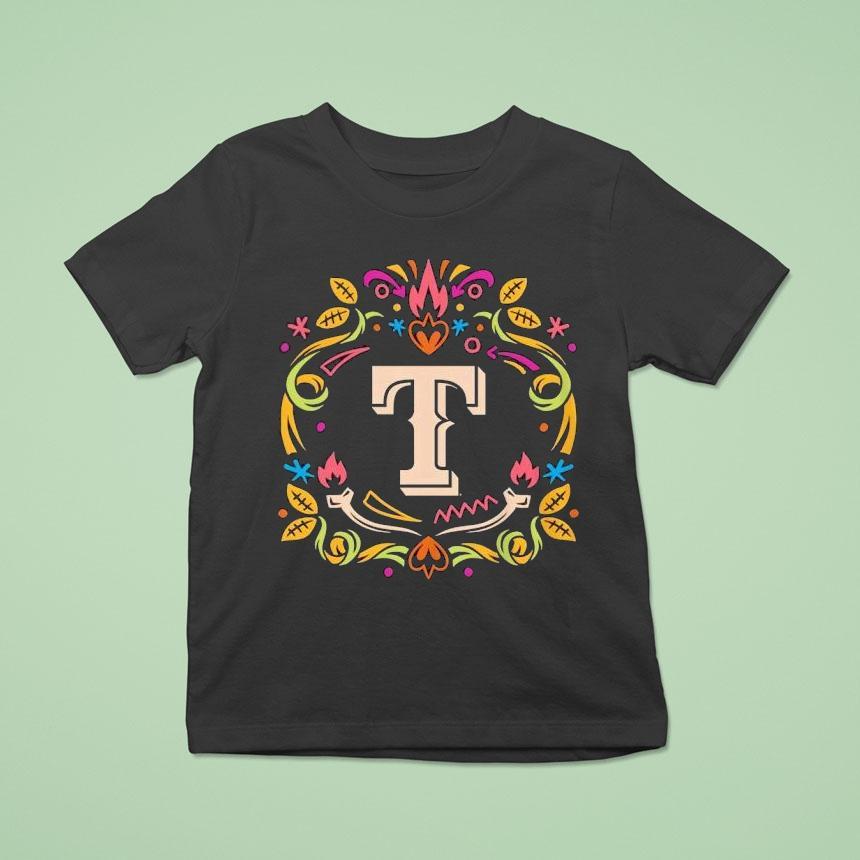 Texas Rangers Da De Los Muertos Shirt