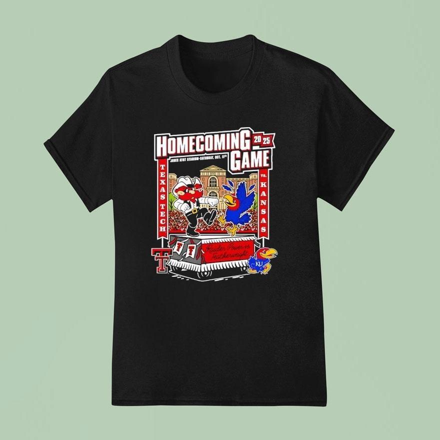 Texas Tech Raider Power Vs Kansas Featherweight 2025 Homecoming Gameday Shirt