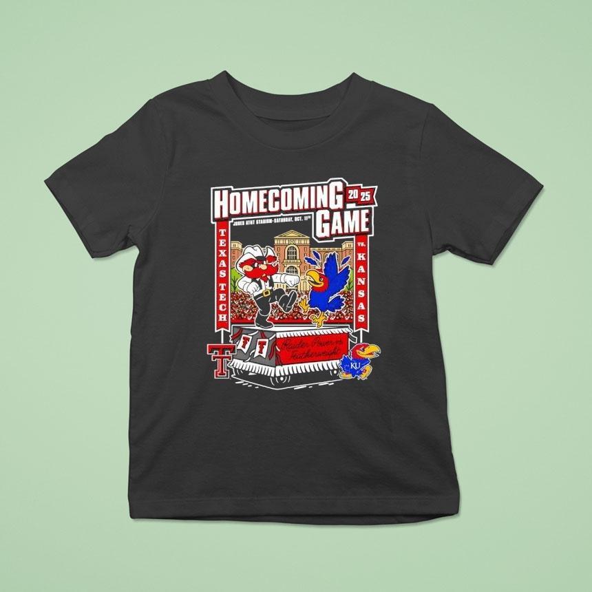 Texas Tech Raider Power Vs Kansas Featherweight 2025 Homecoming Gameday Shirt