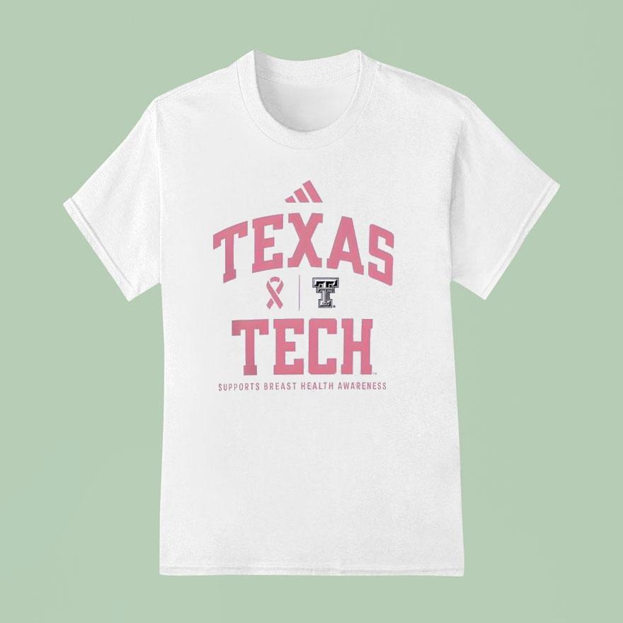 Texas Tech Red Raiders Sideline 2025 Breast Cancer Health Awareness Shirt
