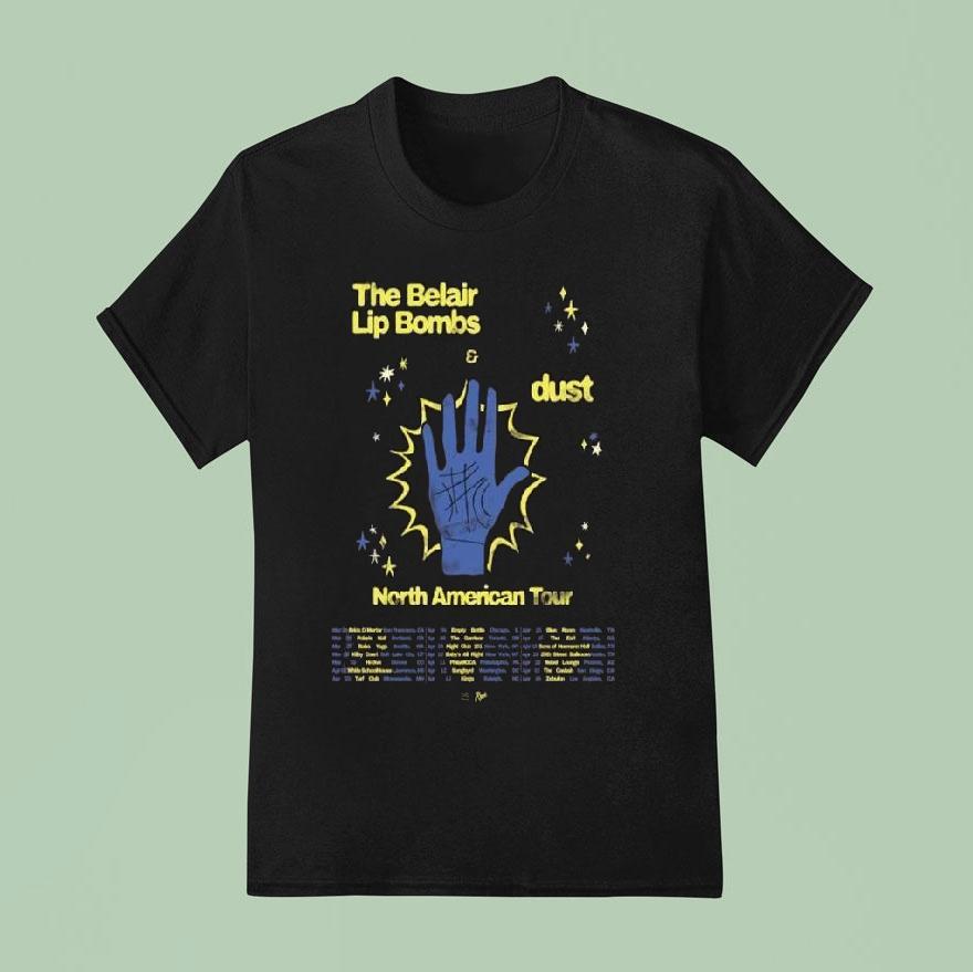 The Belair Lip Bombs North American Tour 2026 Shirt