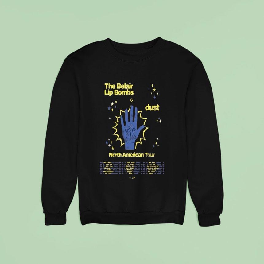 The Belair Lip Bombs North American Tour 2026 Shirt The Belair Lip Bombs North American Tour 2026 Shirt