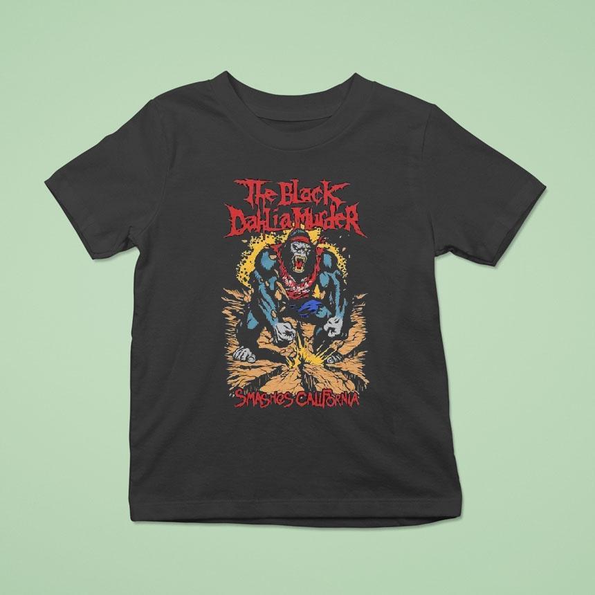 The Black Dahlia Murder Smashes California All 4 In California On October 2025 Gorilla Shirt