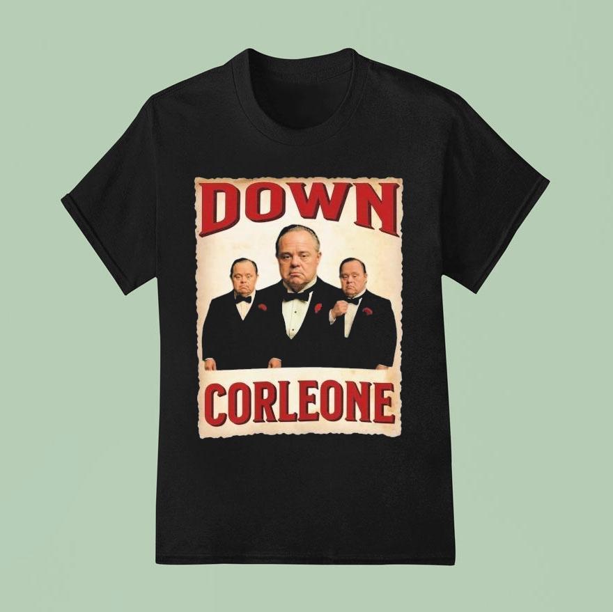 The Godfather Down Corleone Shirt