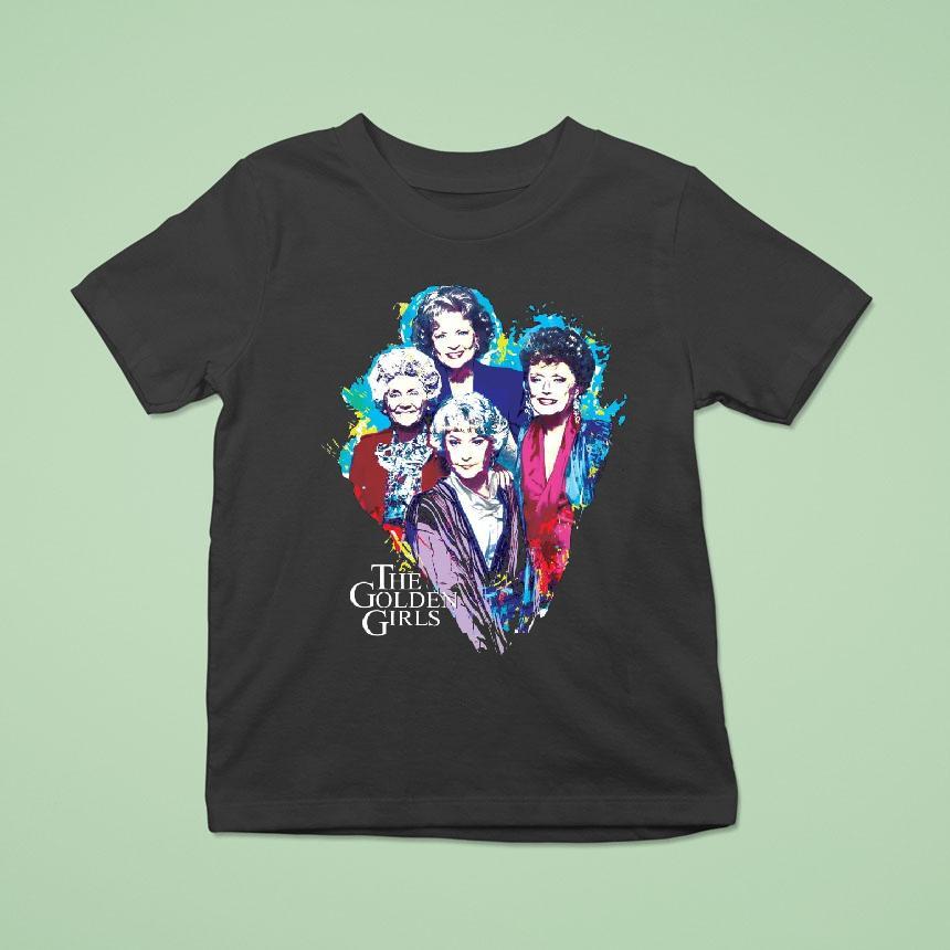 The Golden Girls Paint Splatter Group Shirt
