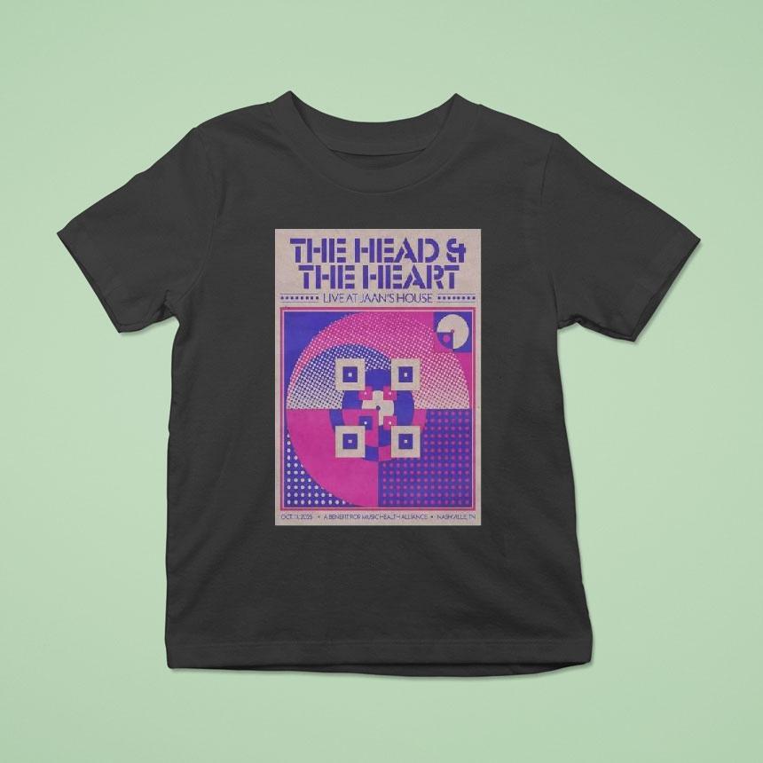 The Head And The Heart October 11 2025 Nashville Shirt