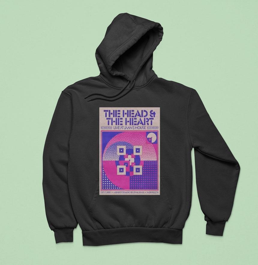 The Head And The Heart October 11 2025 Nashville Shirt The Head And The Heart October 11 2025 Nashville Shirt