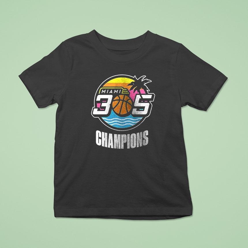 The Miami 305 X 2025 Big3 Champions Graphic Shirt