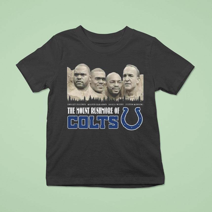 The Mount Rushmore Of Indianapolis Colts Legends 2025 Shirt