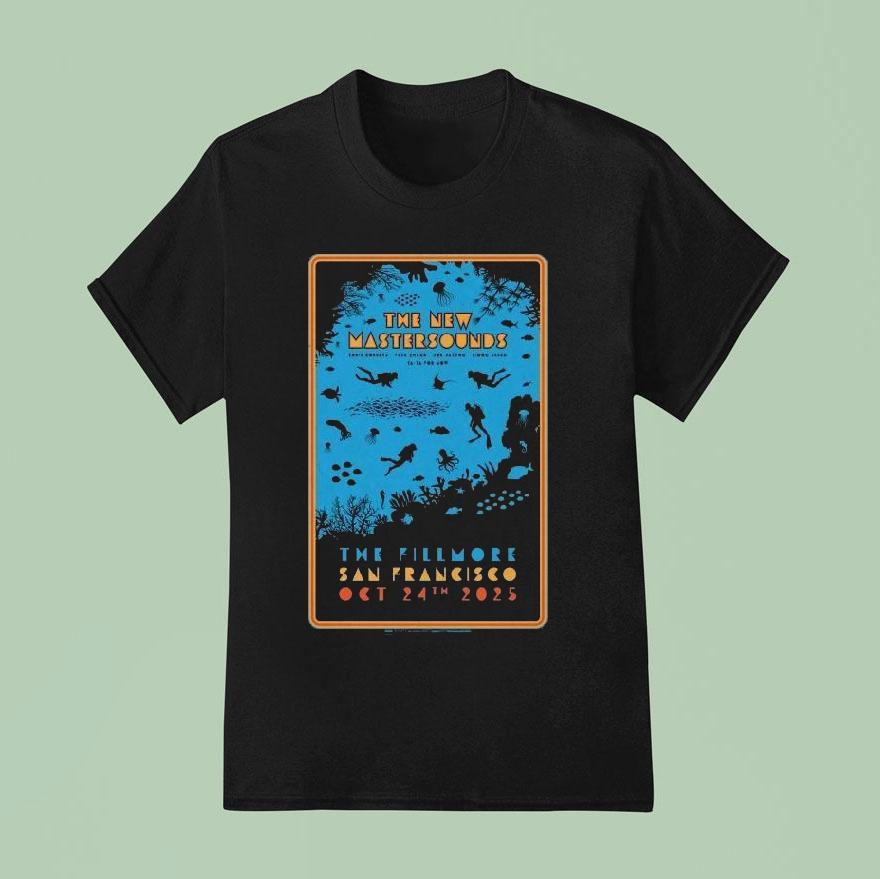 The New Mastersounds Oct 24, 2025 The Fillmore, San Francisco, Ca Shirt