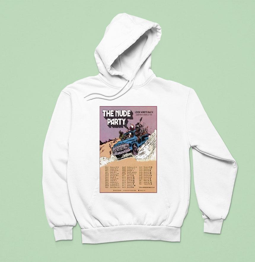 The Nude Party Look Who's Back 2026 North American Tour Shirt The Nude Party Look Who's Back 2026 North American Tour Shirt