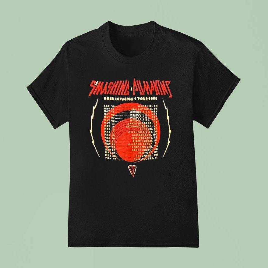 The Smashing Pumpkins Rock Invasion Tour Shirt