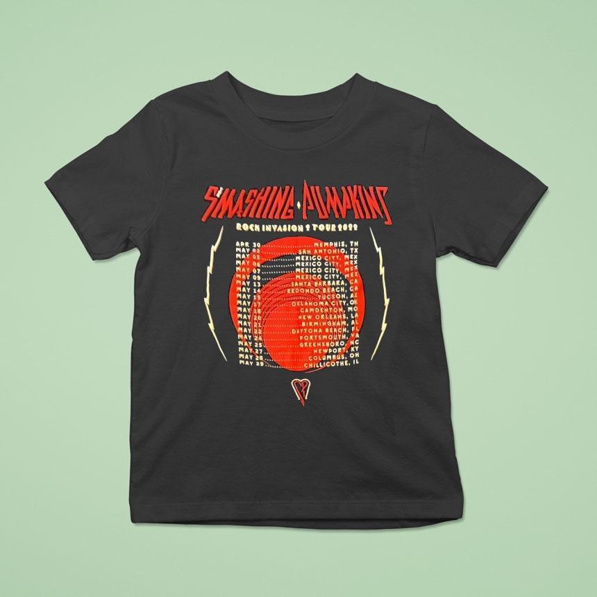 The Smashing Pumpkins Rock Invasion Tour Shirt