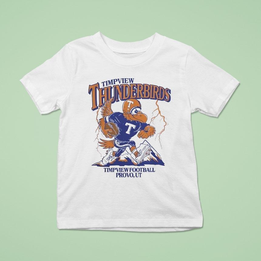 Timpview Thunderbirds Football Mascot Lightning Shirt