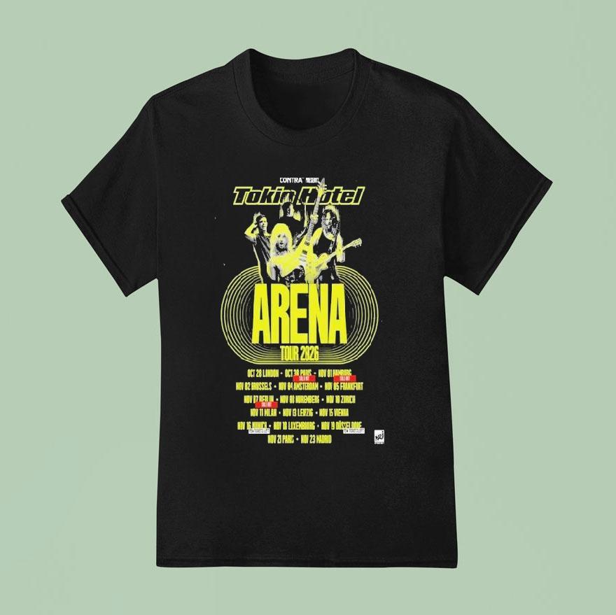 Tokio Hotel Arena Tour 2026 Shirt