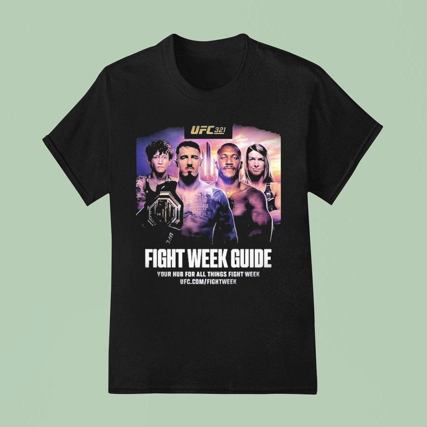 Tom Aspinall Vs Ciryl Gane For Ufc 321 Fight Week Guide At Etihad Arena Abu Dhabi In United Arab Emirates On October 26 2025 Shirt
