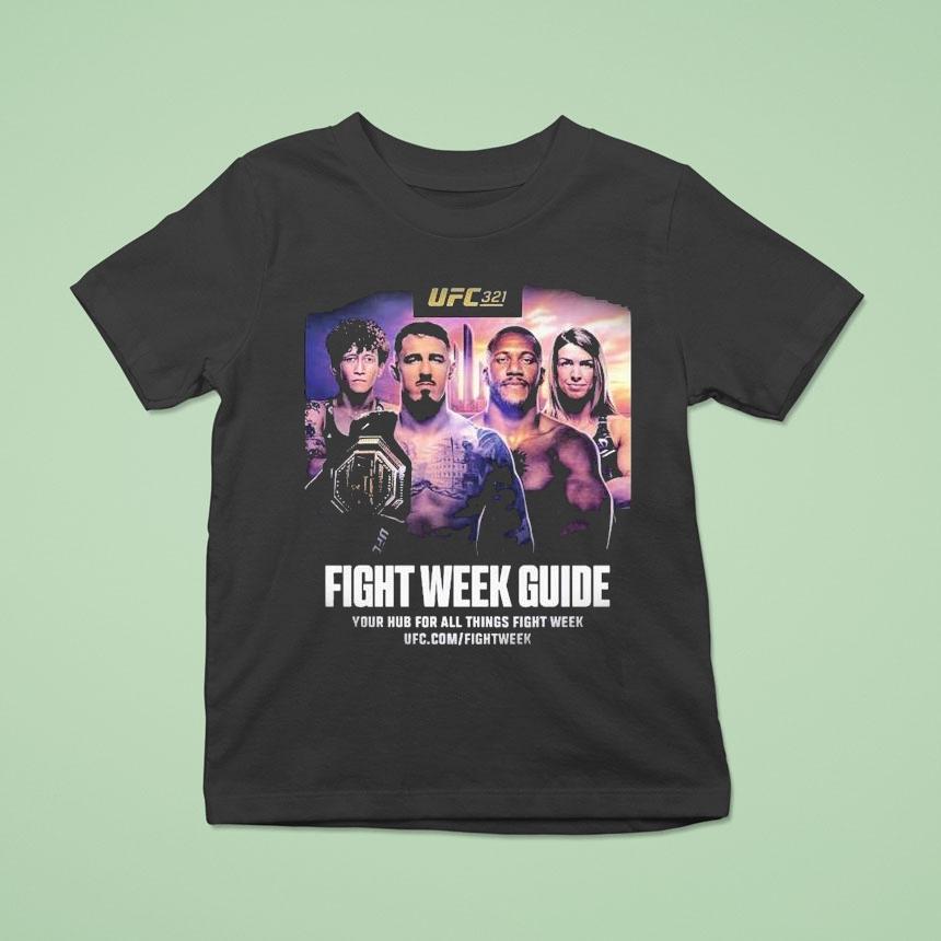 Tom Aspinall Vs Ciryl Gane For Ufc 321 Fight Week Guide At Etihad Arena Abu Dhabi In United Arab Emirates On October 26 2025 Shirt