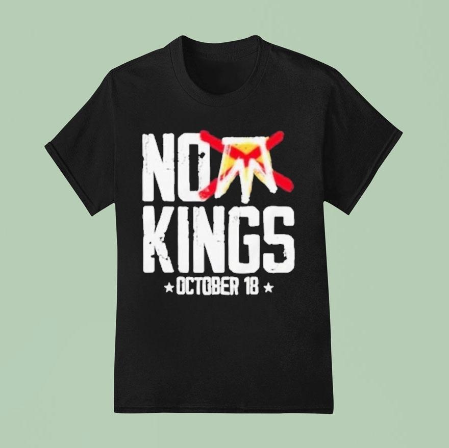 Tom Mossey No Kings October 18 Shirt