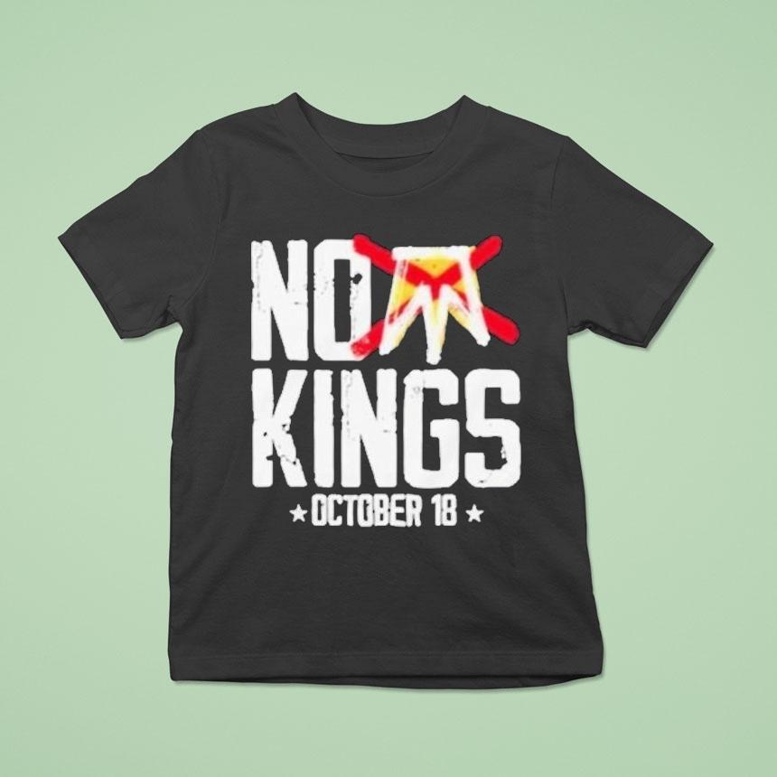 Tom Mossey No Kings October 18 Shirt