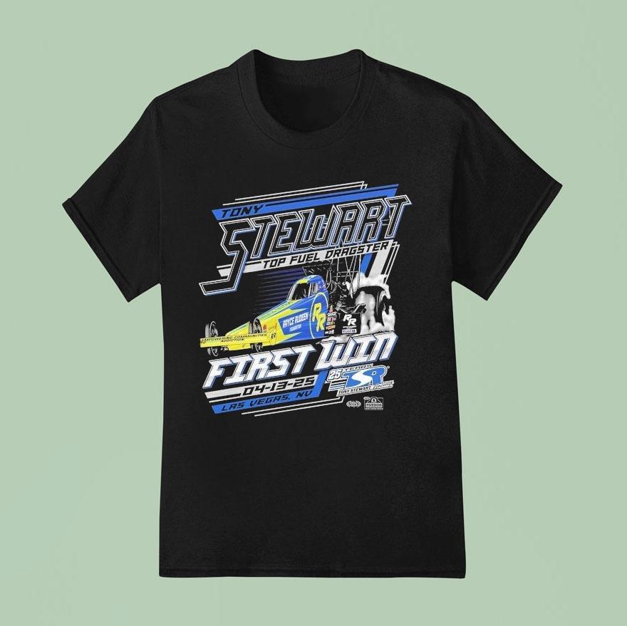 Tony Stewart First Top Fuel Win Las Vegas Nv 25 Years Tony Stewart Racing Shirt