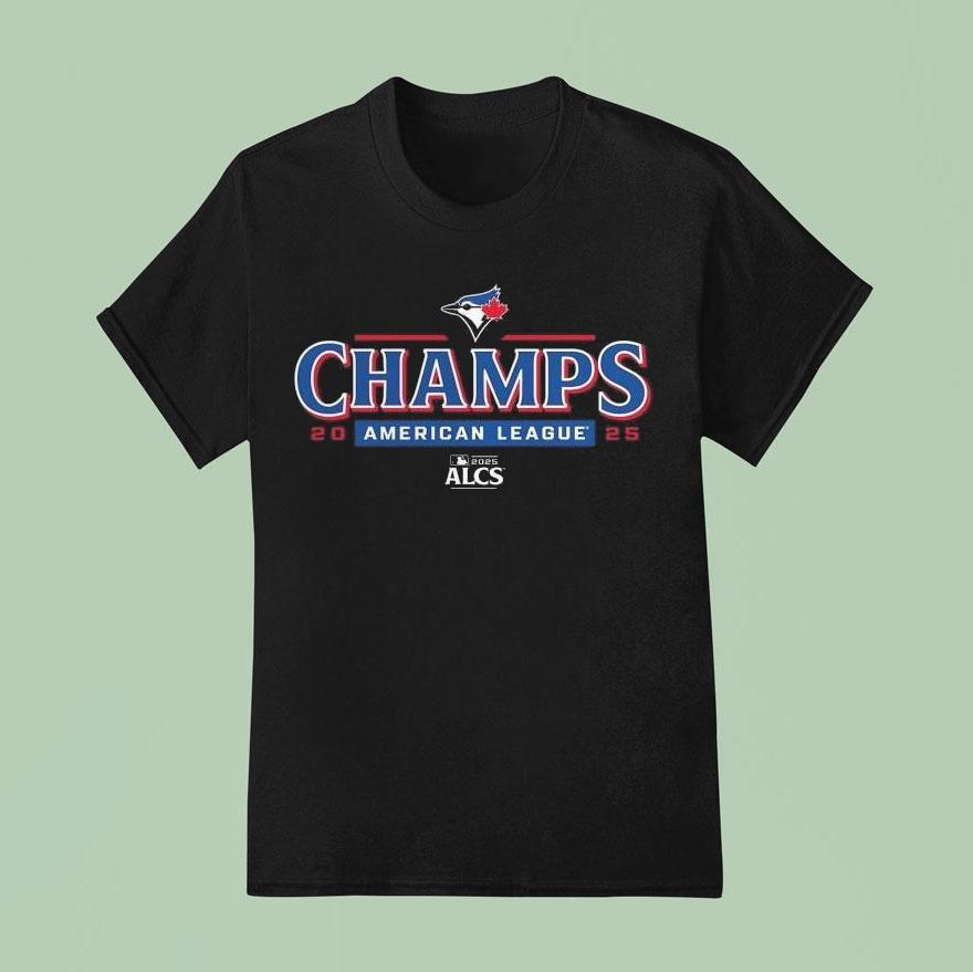 Toronto Blue Jays 2025 American League Champions Bloop Single Roster Shirt