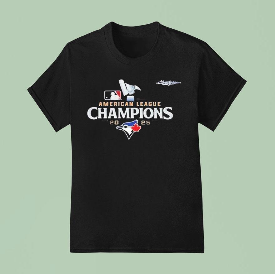 Toronto Blue Jays American League Champions World Series 2025 Trophy Logo Shirt