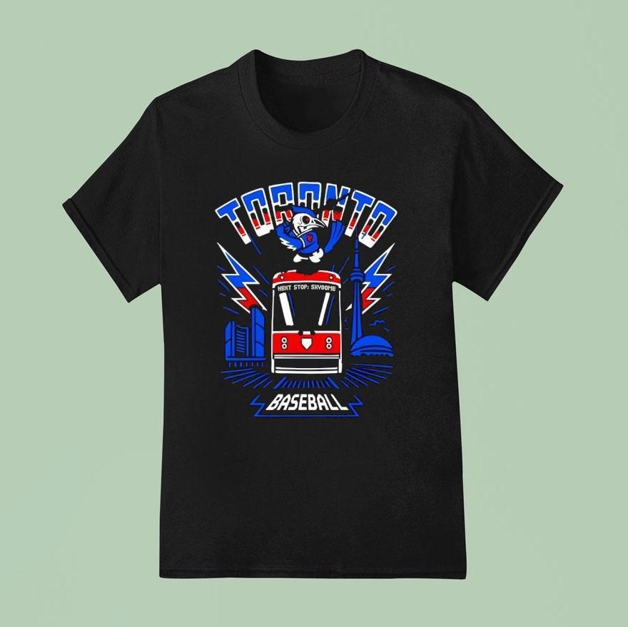 Toronto Blue Jays Baseball Bus Logo Shirt
