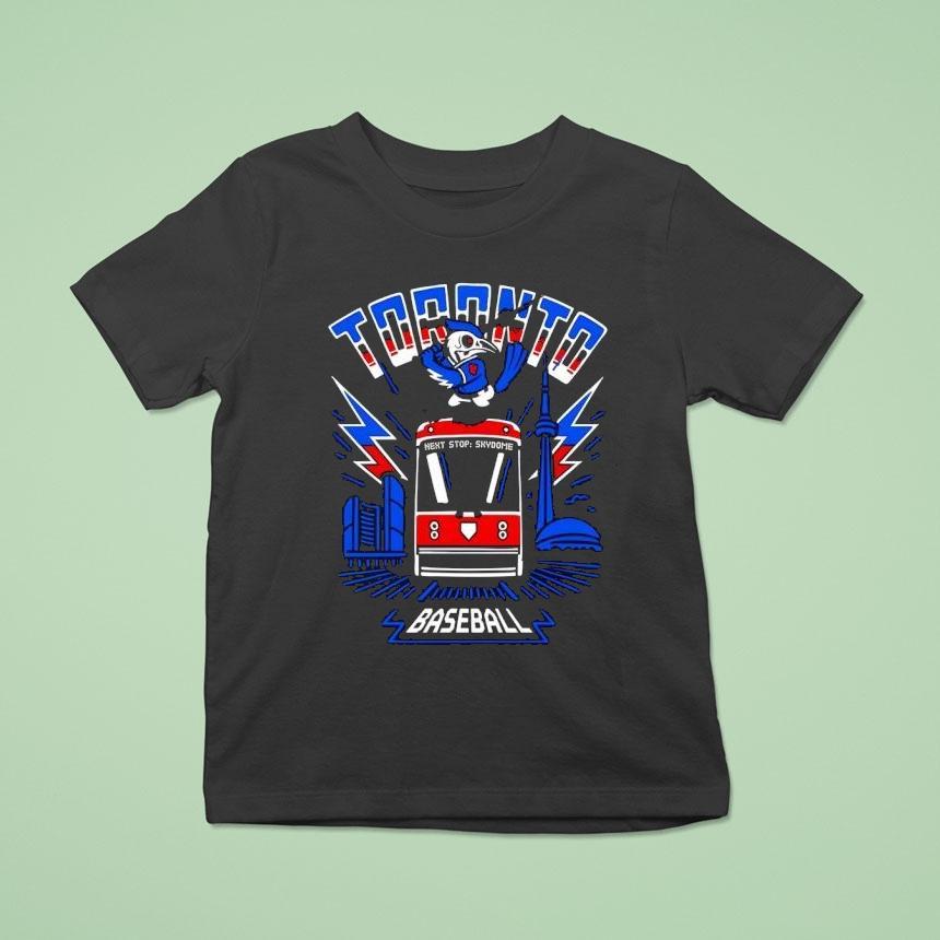 Toronto Blue Jays Baseball Bus Logo Shirt