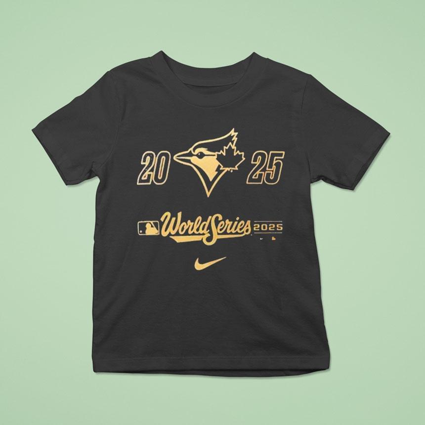 Toronto Blue Jays For American League Champions Mlb World Series 2025 Nike Shirt