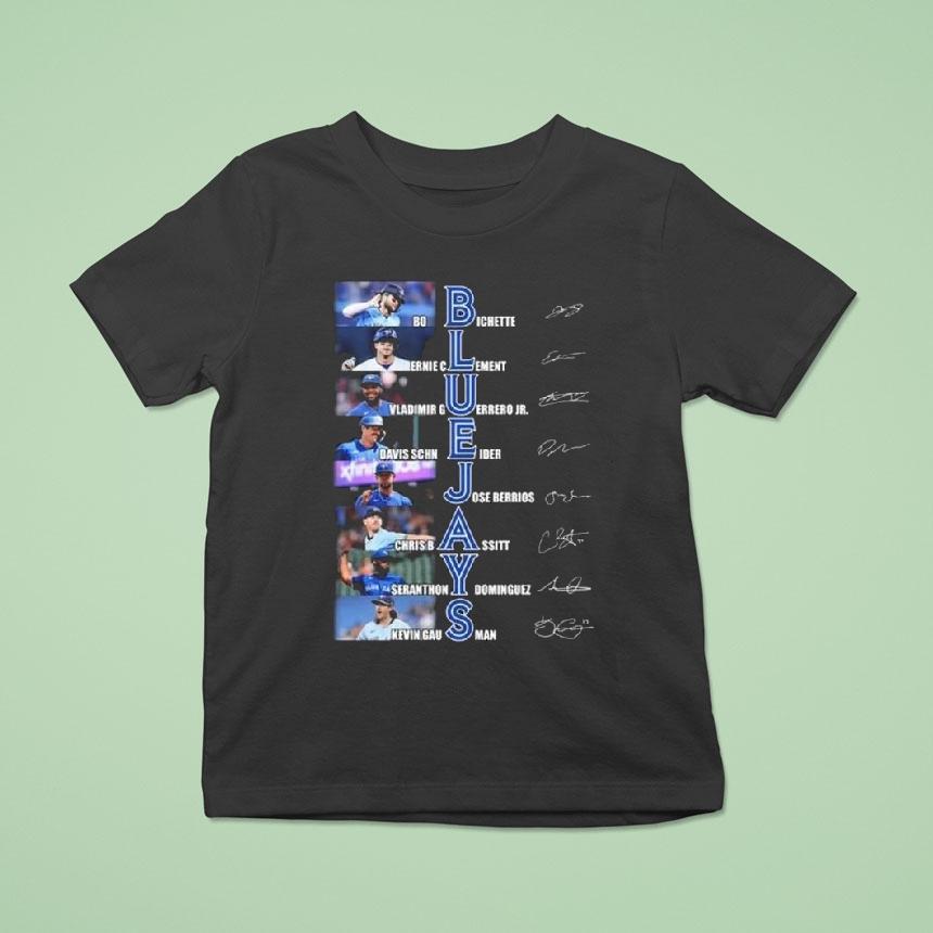 Toronto Blue Jays Name Players Signatures 2025 Shirt
