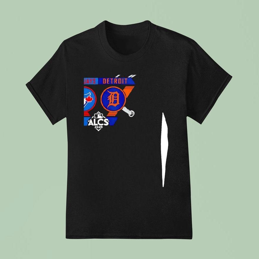 Toronto Blue Jays Vs Detroit Tigers American League Championship Postseason 2025 Shirt
