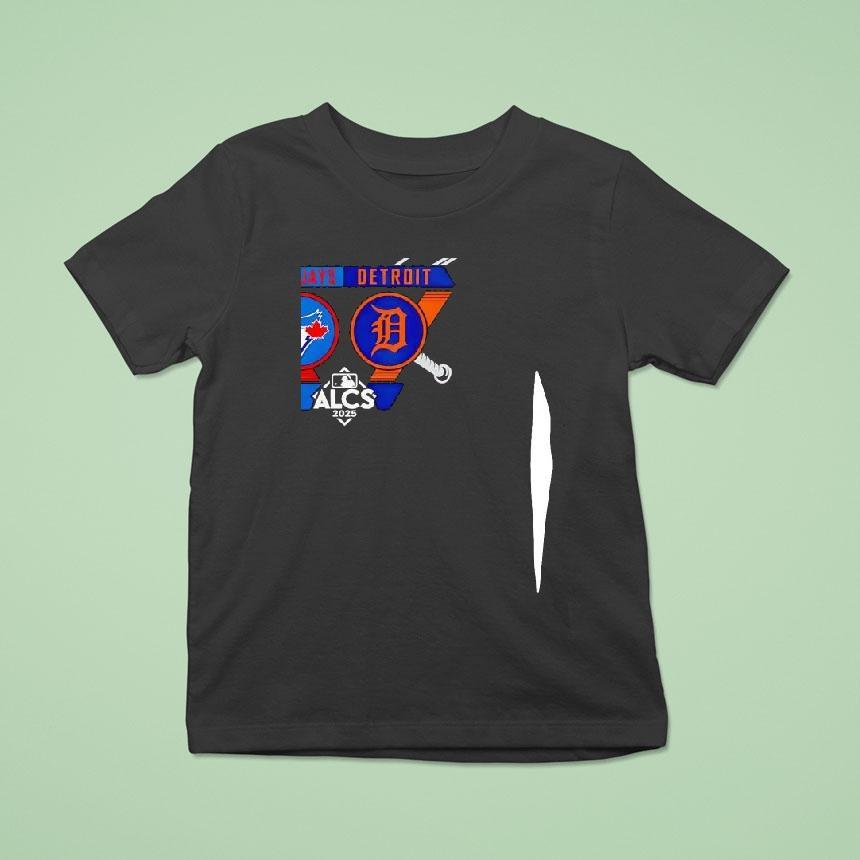Toronto Blue Jays Vs Detroit Tigers American League Championship Postseason 2025 Shirt