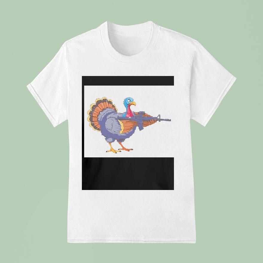 Triggered Turkey Graphic Shirt