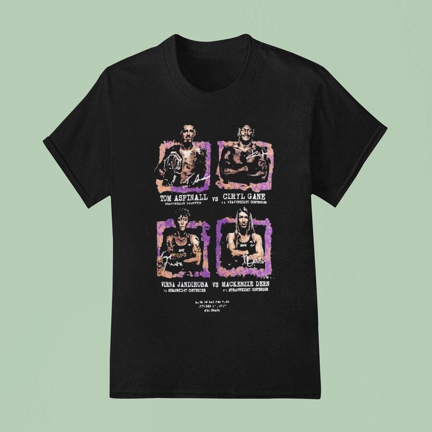 Ufc 321 Matchup In Abu Dhabi On October 25 2025 Shirt