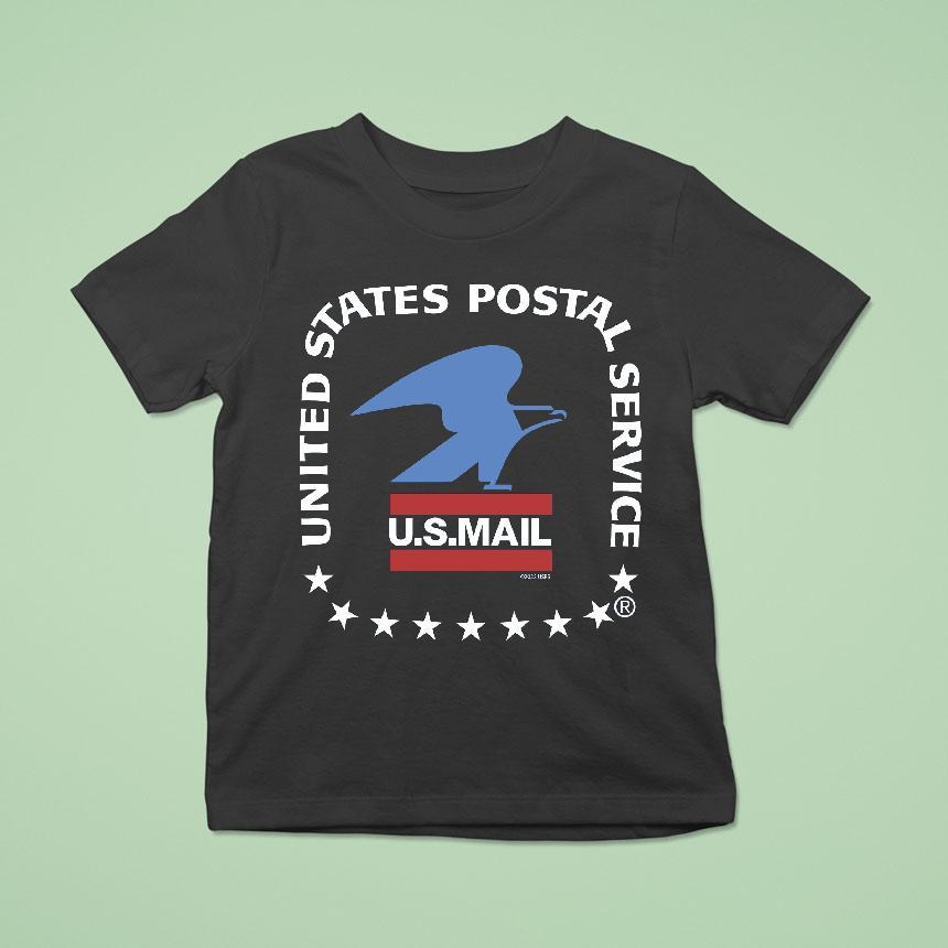 United States Postal Service Us Mail Eagle Logo Shirt