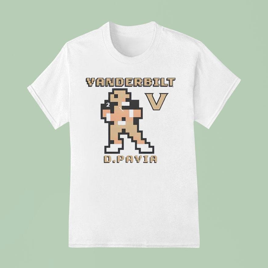Vanderbilt Auctioning Diego Pavia Football Shirt