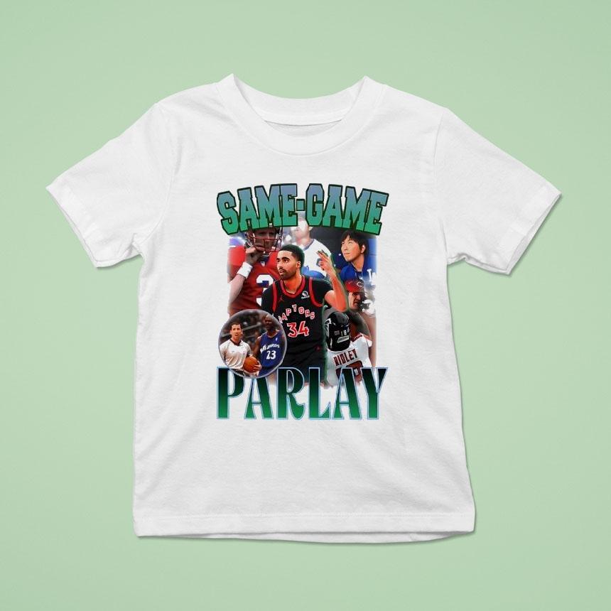 Vince Carter Same-game Parlay Toronto Raptors Basketball Shirt