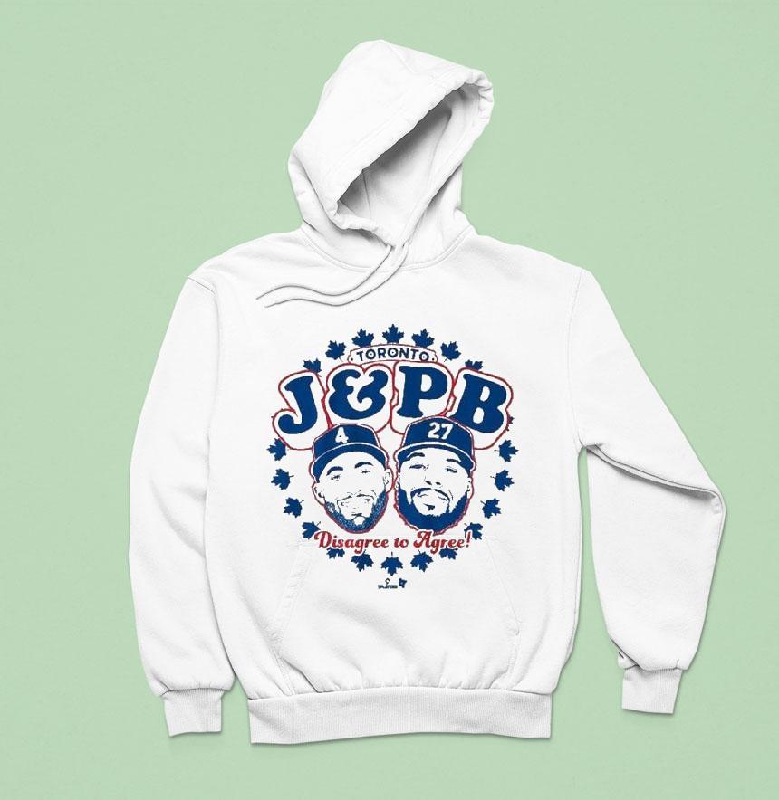 Vladimir Guerrero Jr. And George Springer J Pb Disagree To Agree Toronto Blue Jays Shirt Vladimir Guerrero Jr. And George Springer J Pb Disagree To Agree Toronto Blue Jays Shirt