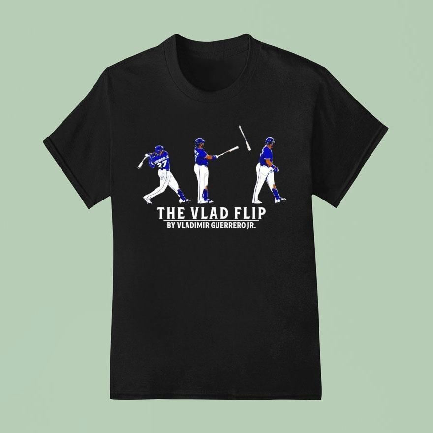 Vladimir Guerrero Jr The Vlad Flip Toronto Blue Jays Baseball Shirt