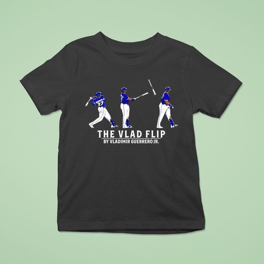Vladimir Guerrero Jr The Vlad Flip Toronto Blue Jays Baseball Shirt