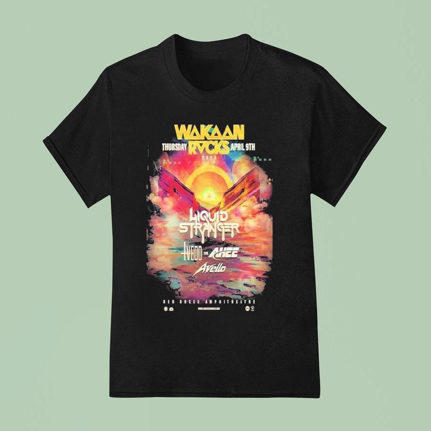 Wakaan Rocks Morrison, Co Apr 9 2026 Red Rocks Amphitheater Tour Shirt
